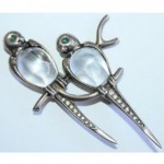 vintage mazer sterling brooch