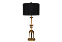 vintage mid-century brass table lamp