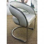 vintage mid-century chrome chair