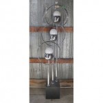 vintage mid-century chrome floor lamp