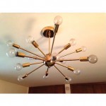 vintage mid-century sputnik ceiling light