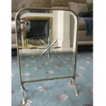 vintage mirrored firescreen