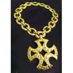 vintage monet maltese cross necklace