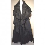 vintage richilene silk taffeta evening wrap