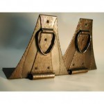 vintage roycroft copper bookends