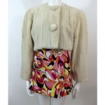 vintage sheared mink bolero jacket