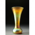 vintage tiffany favrile art glass vase