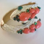 vintage trifari snake bracelet