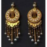 vintage victorian dangle earrings