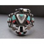 vintage zuni thunderbird bracelet