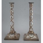 antique 1780s sheffield candlesticks