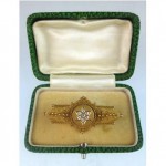 antique 1890s diamond brooch