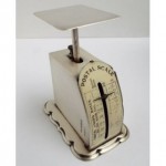 antique 1903 sterling postal scale