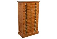 antique 19th century specimen cabinet