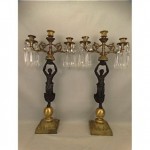 antique 19th century victorian candelabra