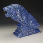 antique ashtead advertising pottery lion