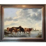 antique dutch oil painting