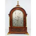 antique english musical chimes clock