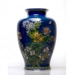 antique japanese cloisonne vase