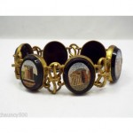 antique victorian micro mosaic bracelet