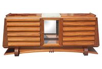 french art deco gaston poisson mahogany buffet