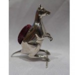 vintage 1916 sterling kangaroo pin cushion