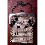 vintage 1930s collectible mickey and minnie mouse child's purse