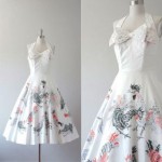 vintage 1950s alix of miami halter dress