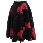 vintage 1950s lobster print skirt