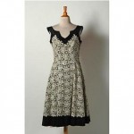 vintage 1950s miss cane lace rhinestone dress