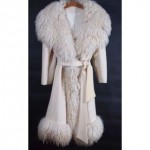 vintage 1960s heidi tibetan lamb trim coat