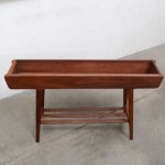 vintage 1960s magnus olesen teak floor planter