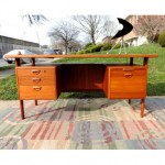 vintage 1970s peter hvidt teak desk