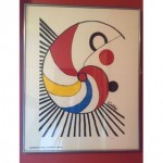 vintage 1971 alexander calder serigraph