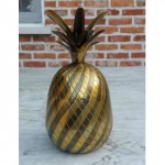 vintage brass pineapple ice bucket