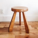 vintage charlotte perriand stool