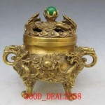 vintage chinese bronze incense burner