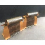 vintage craftsmen hammered copper bookends