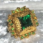 vintage florenza cocktail ring