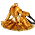 vintage fox fur coat