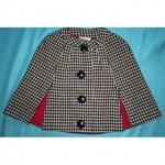 vintage houndstooth cape