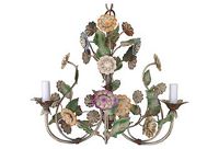 vintage italian tole chandelier