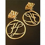 vintage karl lagerfeld earrings