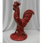 vintage large royal haeger ceramic rooster