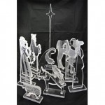 vintage lucite nativity set