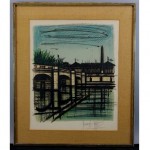 vintage mid-century bernard buffet lithograph