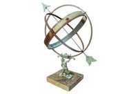 vintage mid-century herculean armillary