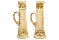 vintage moser attributed champagne pitchers