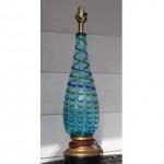 vintage murano glass lamp