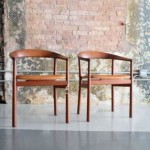 vintage pair carl-axel acking teak chairs